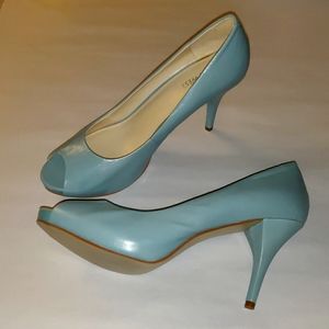 Nine West leather platforms size 10M
